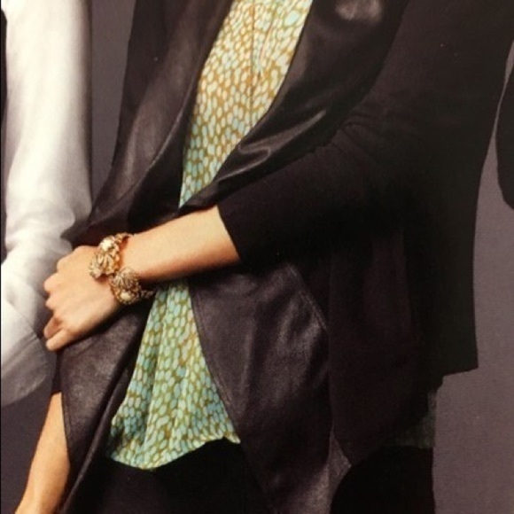 Cabi Green Pebble Blouse XS - Picture 4 of 8